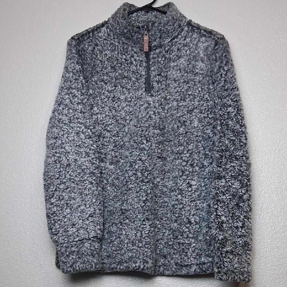 Original Weatherproof Vintage Womens Gray 3/4 Pullover In Gray